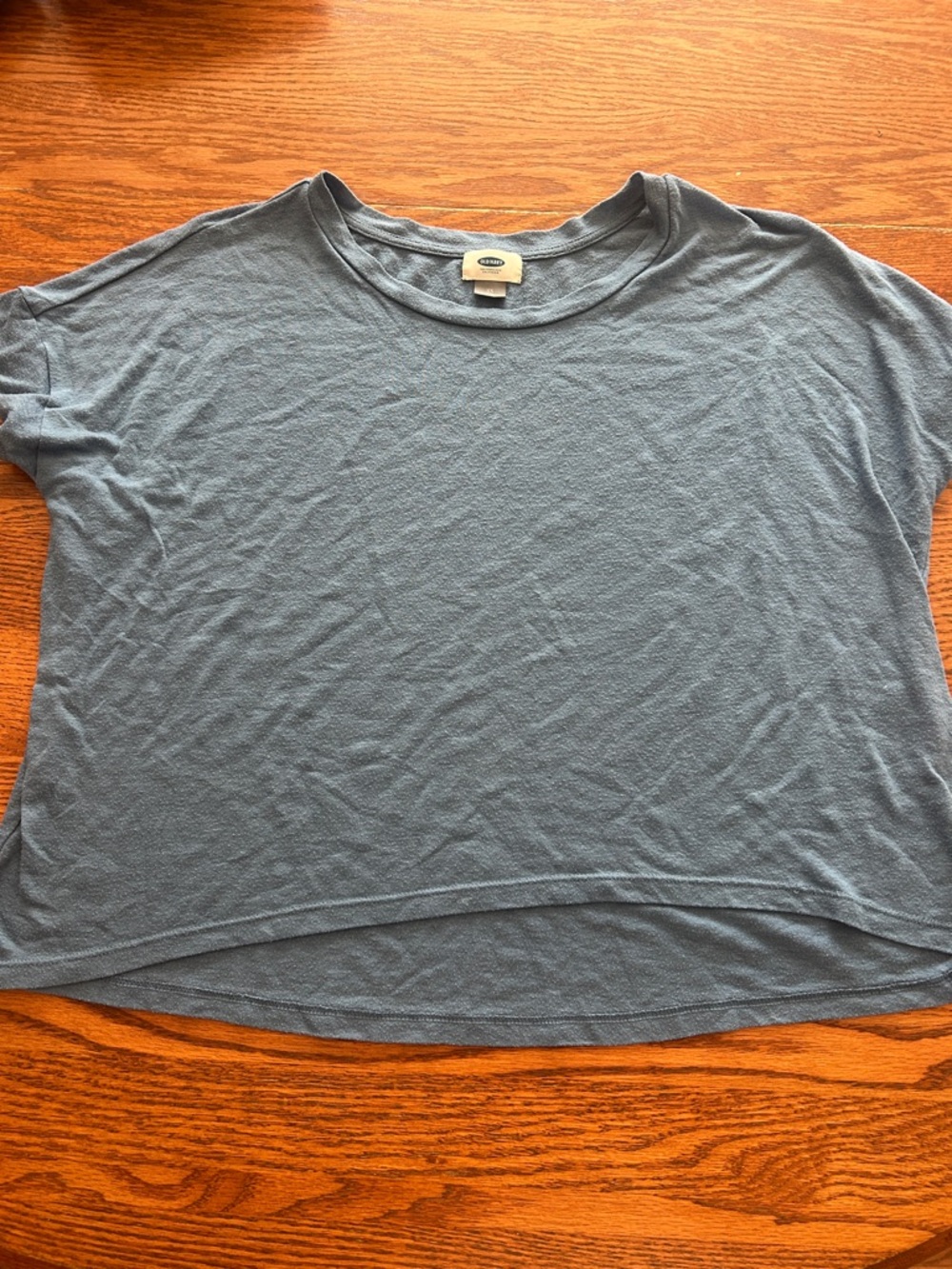Old Navy Slate Blue Short Sleeve Crew Tee